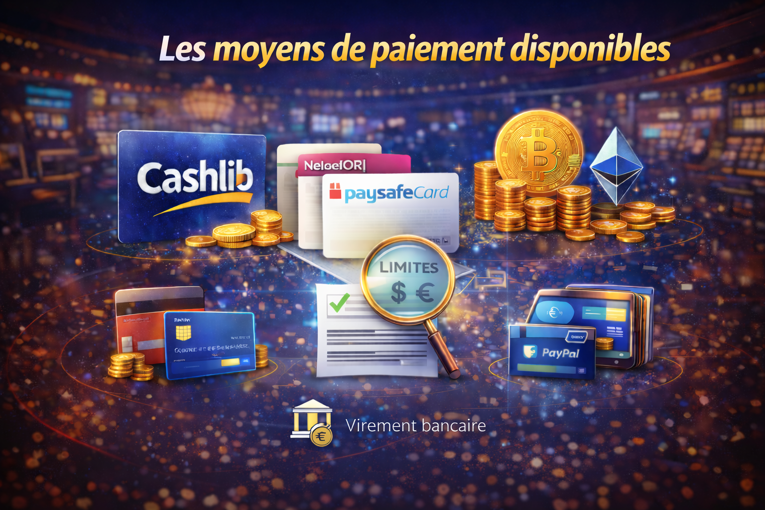 Découvrez la diversité des moyens de paiement acceptés pour faciliter vos transactions.